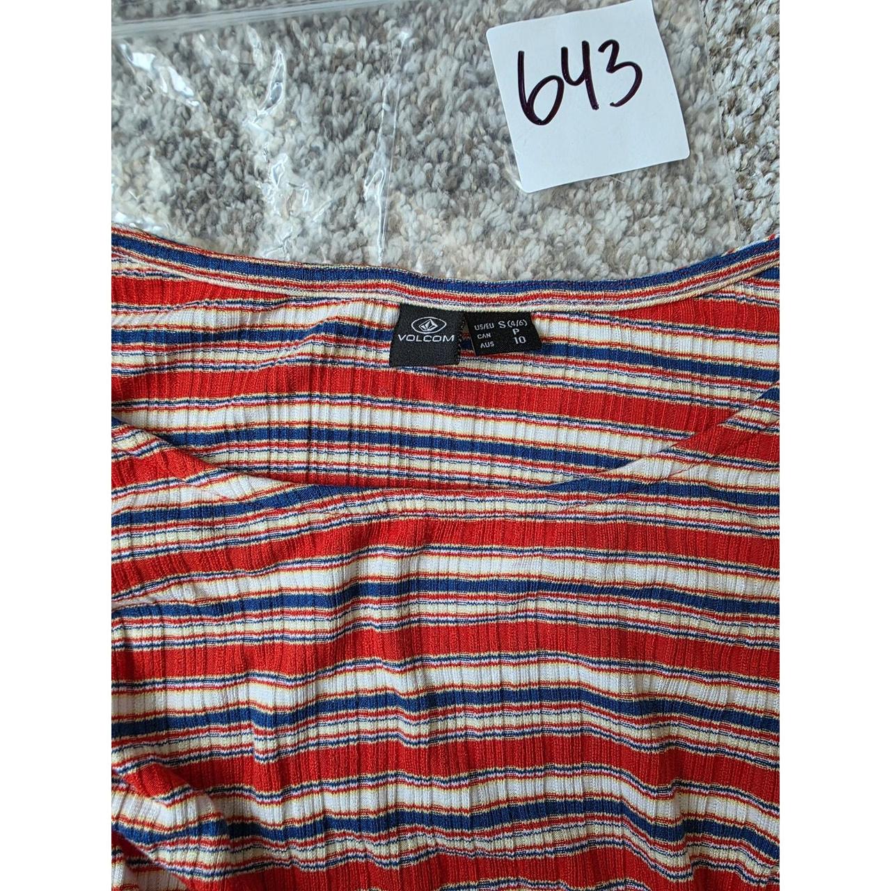 Volcom Women's Blouse - Red - S – VOLCOM Red Oran… - image 8