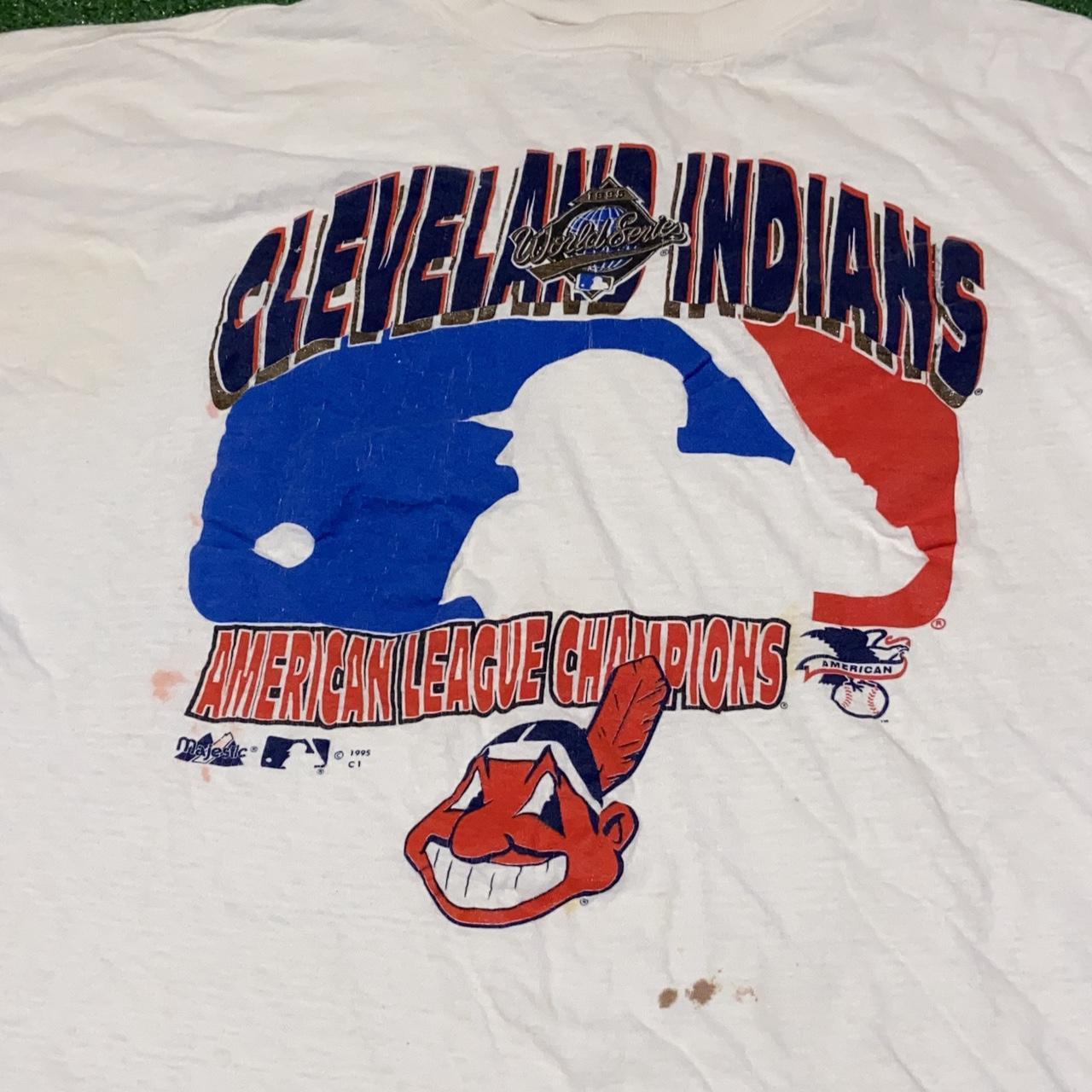 Cleveland Indians 1995 American League Champions T-shirt XL 