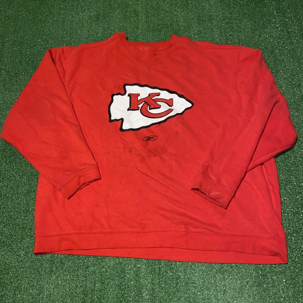 Kansas City Chiefs Lace-Up Hoodie NFL Team Apparel - Depop