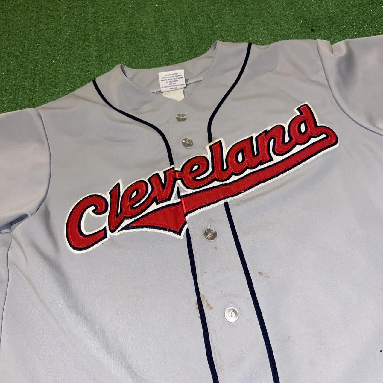 Majestic MLB Cleveland Indians Baseball Jersey - - Depop