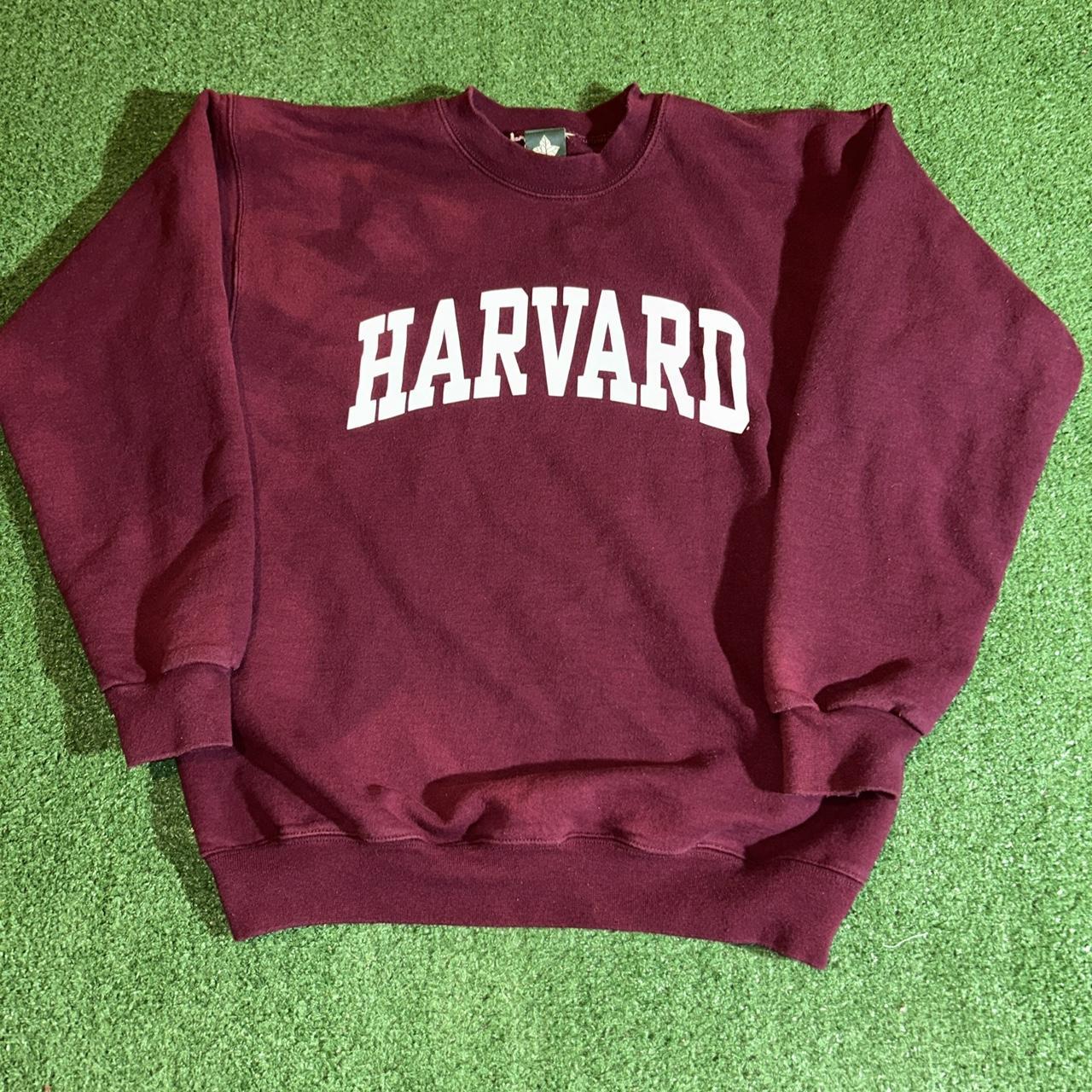 NCAA Harvard University Pullover Crewneck Sweatshirt... - Depop