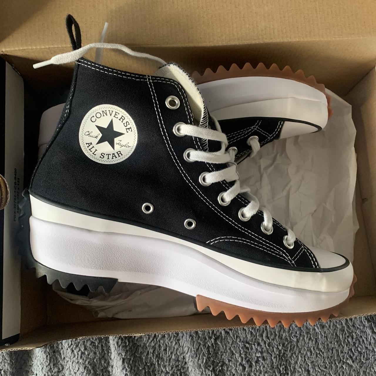 Converse run star hike hi trainers Brand new only... - Depop