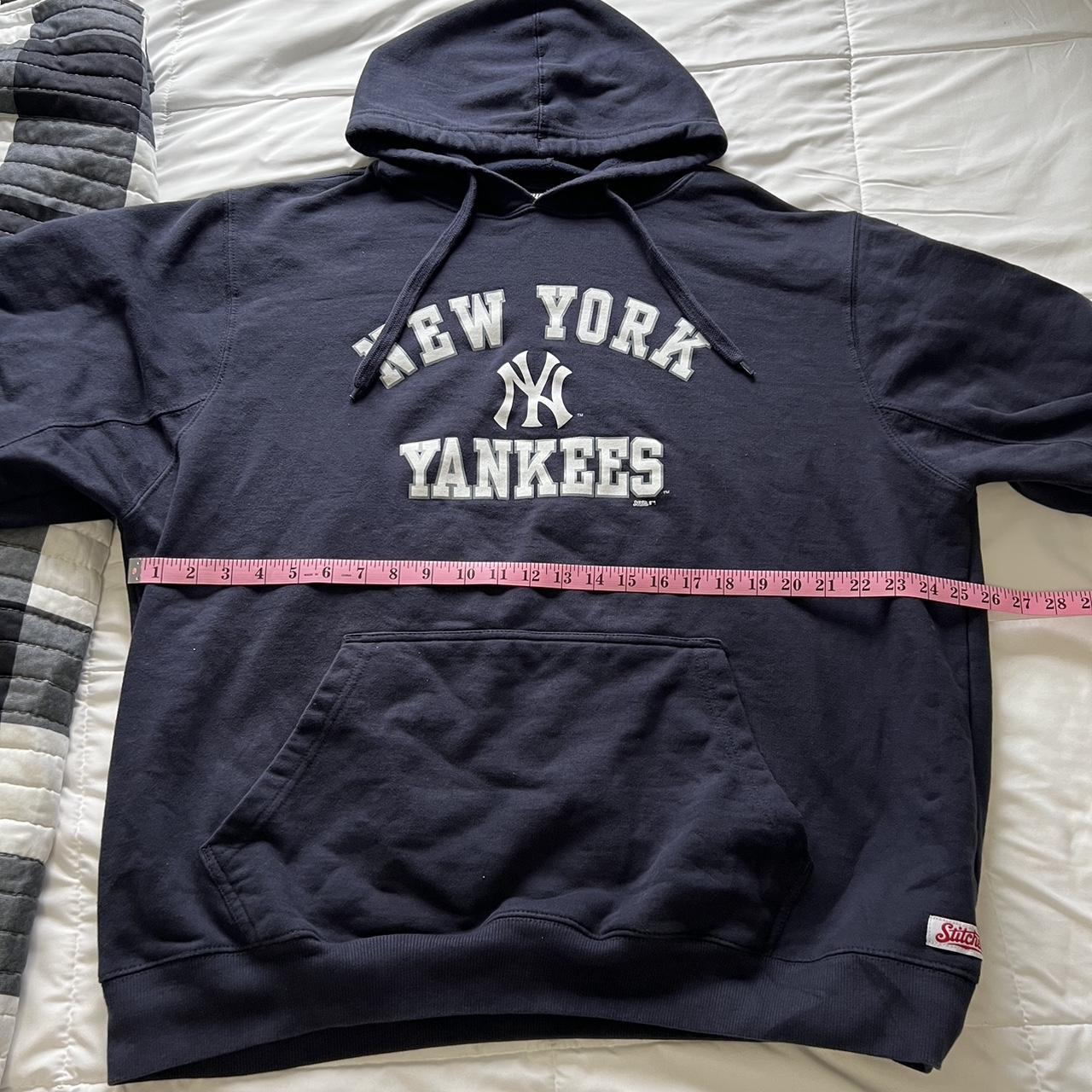 Y2K New York Yankees Navy Blue Lightweight Duffel - Depop