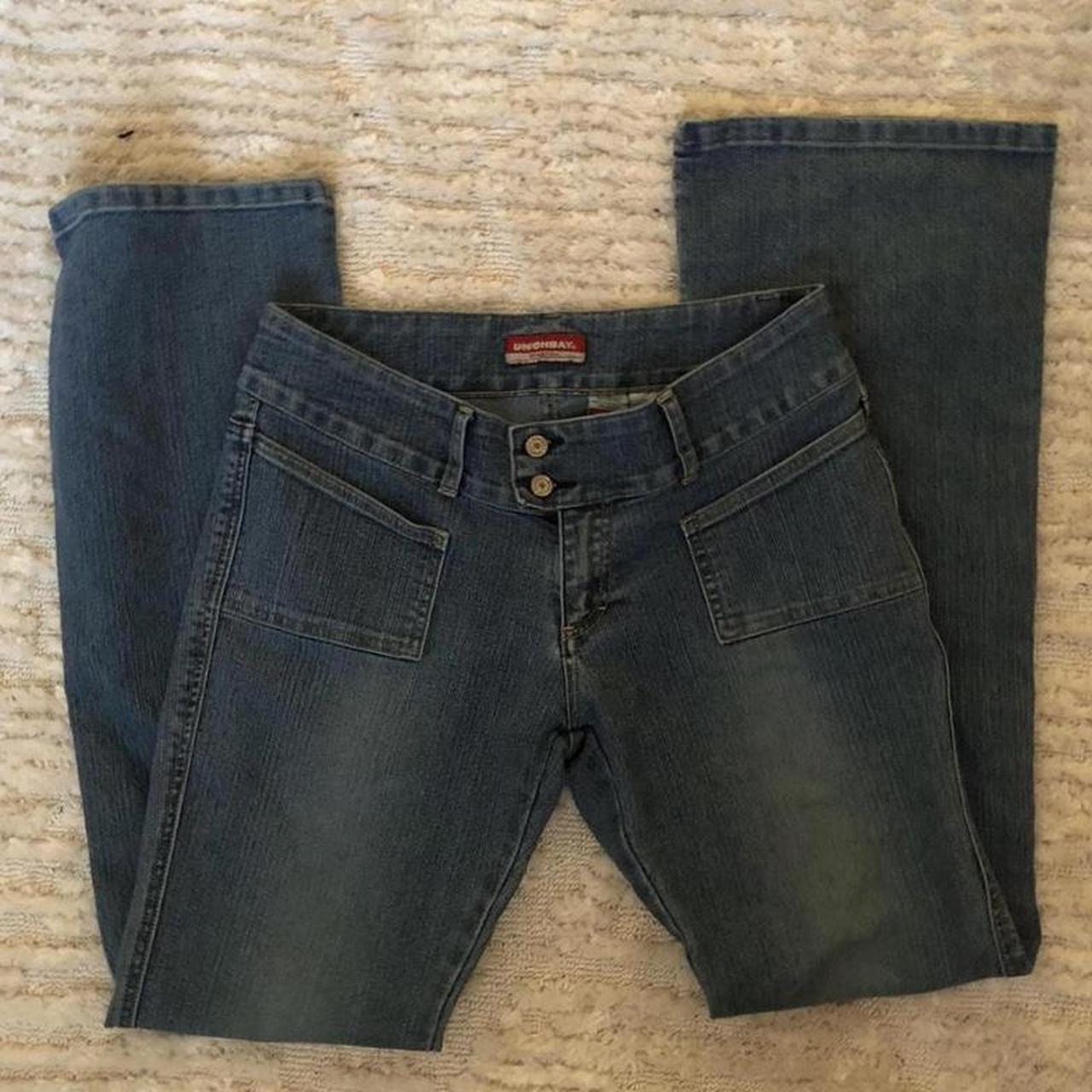 Union bay flare low rise jeans in size 9. The cutest... - Depop