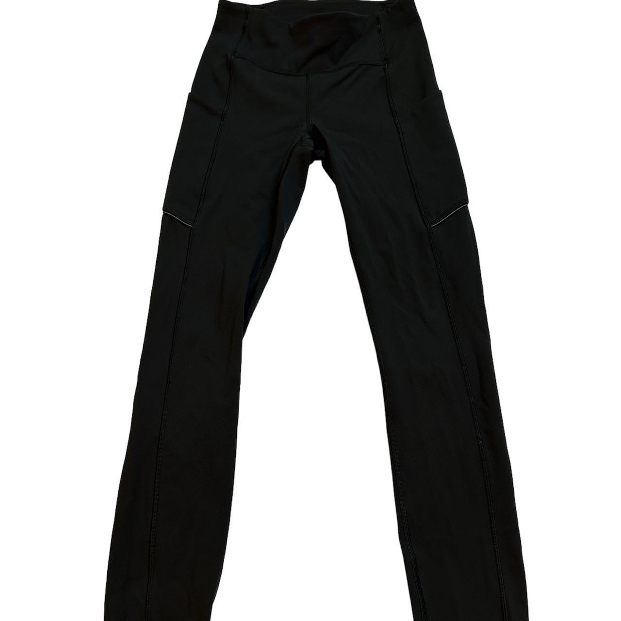 Black LuluLemon leggings. WITH two pockets on both