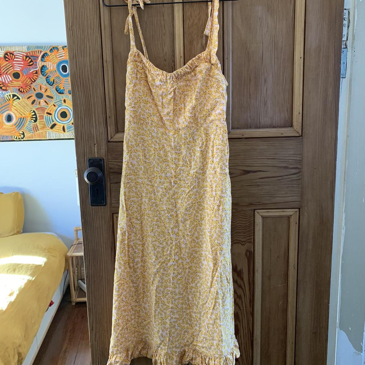 Auguste cute floral summer dress. Size 12. Elastic... - Depop