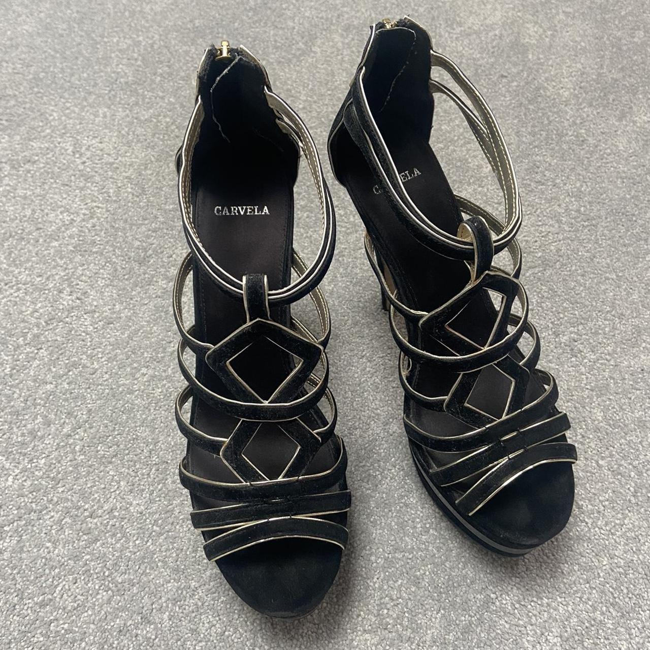 carvela studded heels