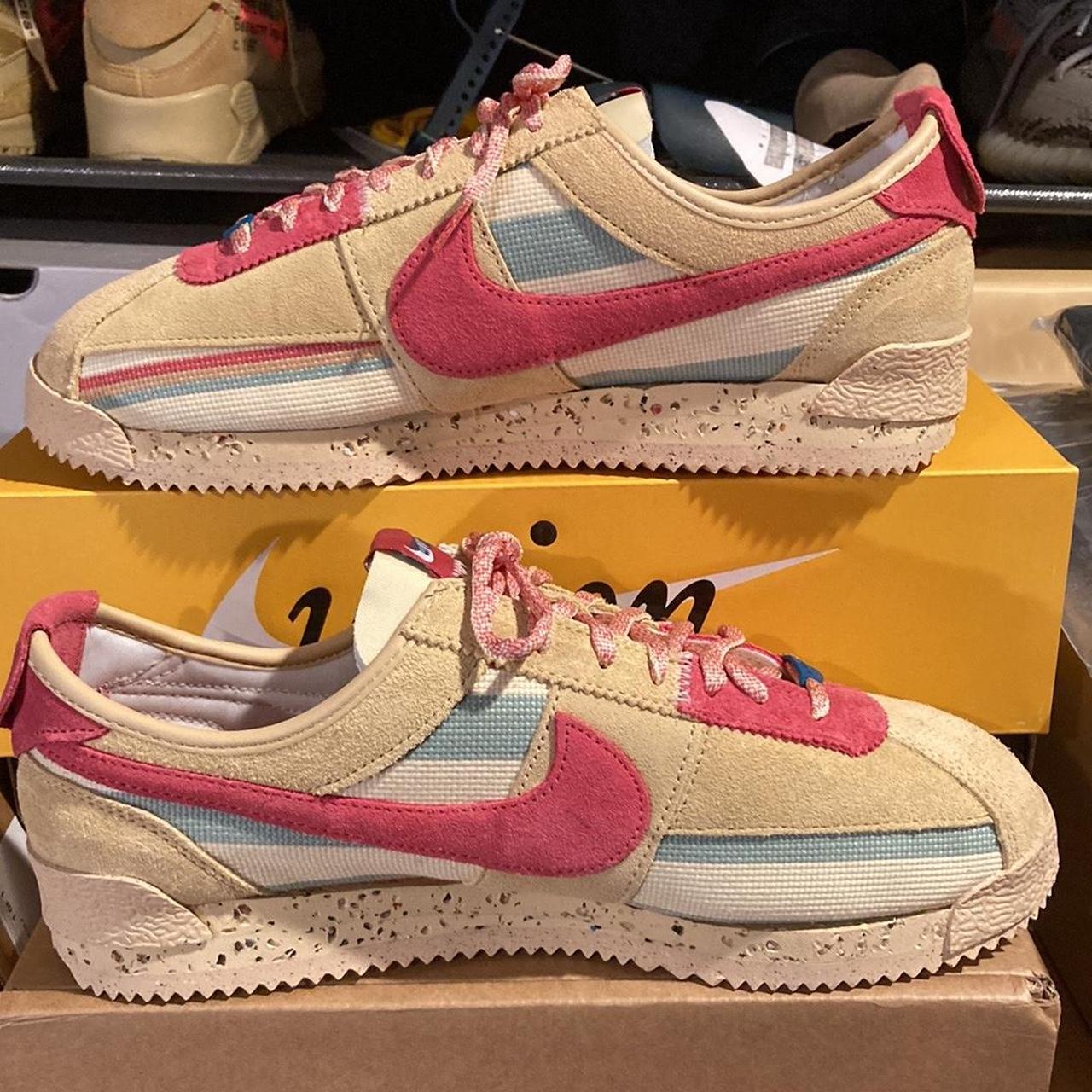 【新品23cm】UNION × Nike Cortez \"Red/Beige\" DR1413-200 UNION Nike Cortez Red Beige (Men's) | eBay