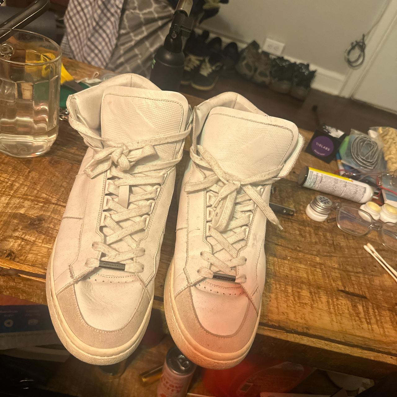 Burberry high tops Depop