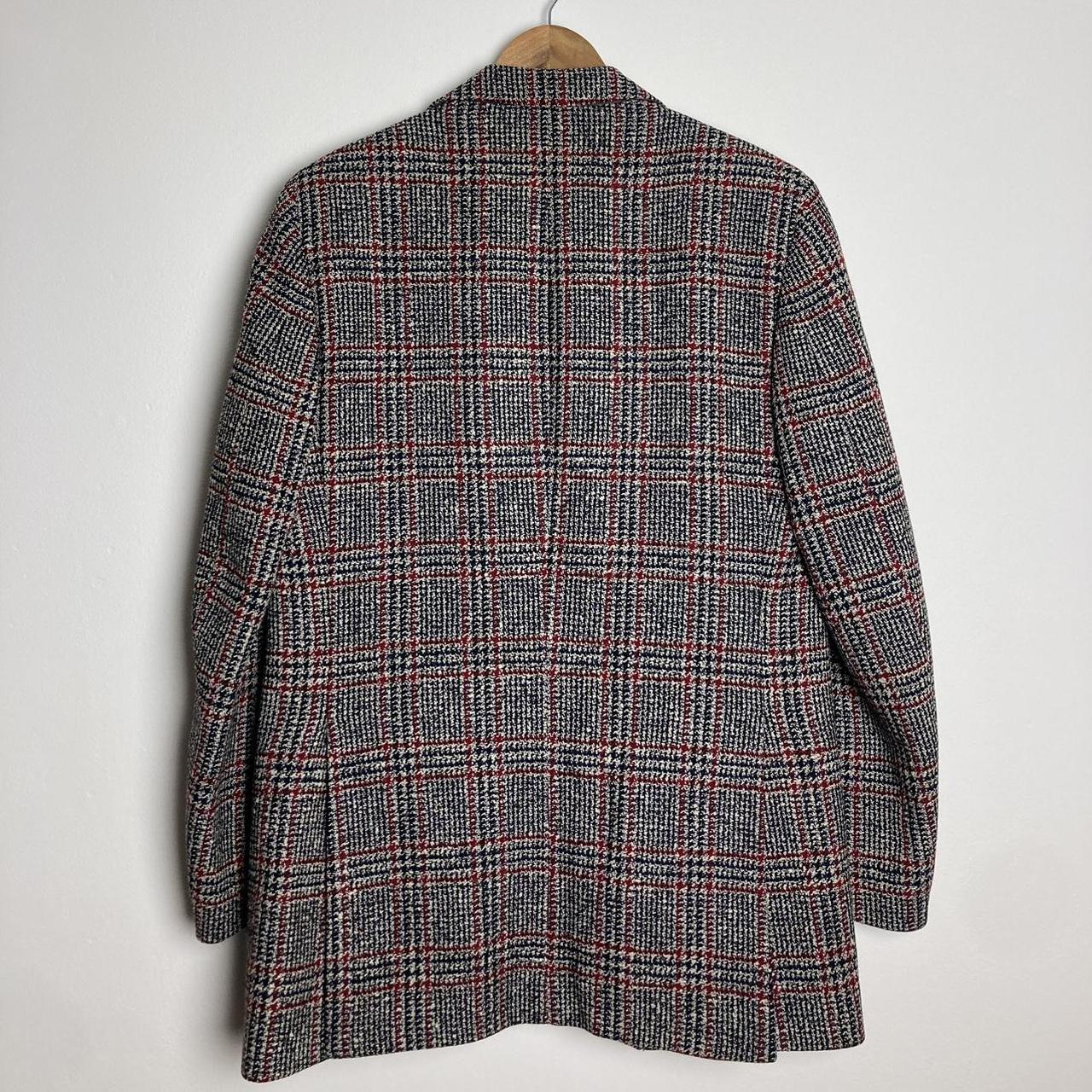 Vintage 1980s tailor made Aquascutum tweed blazer