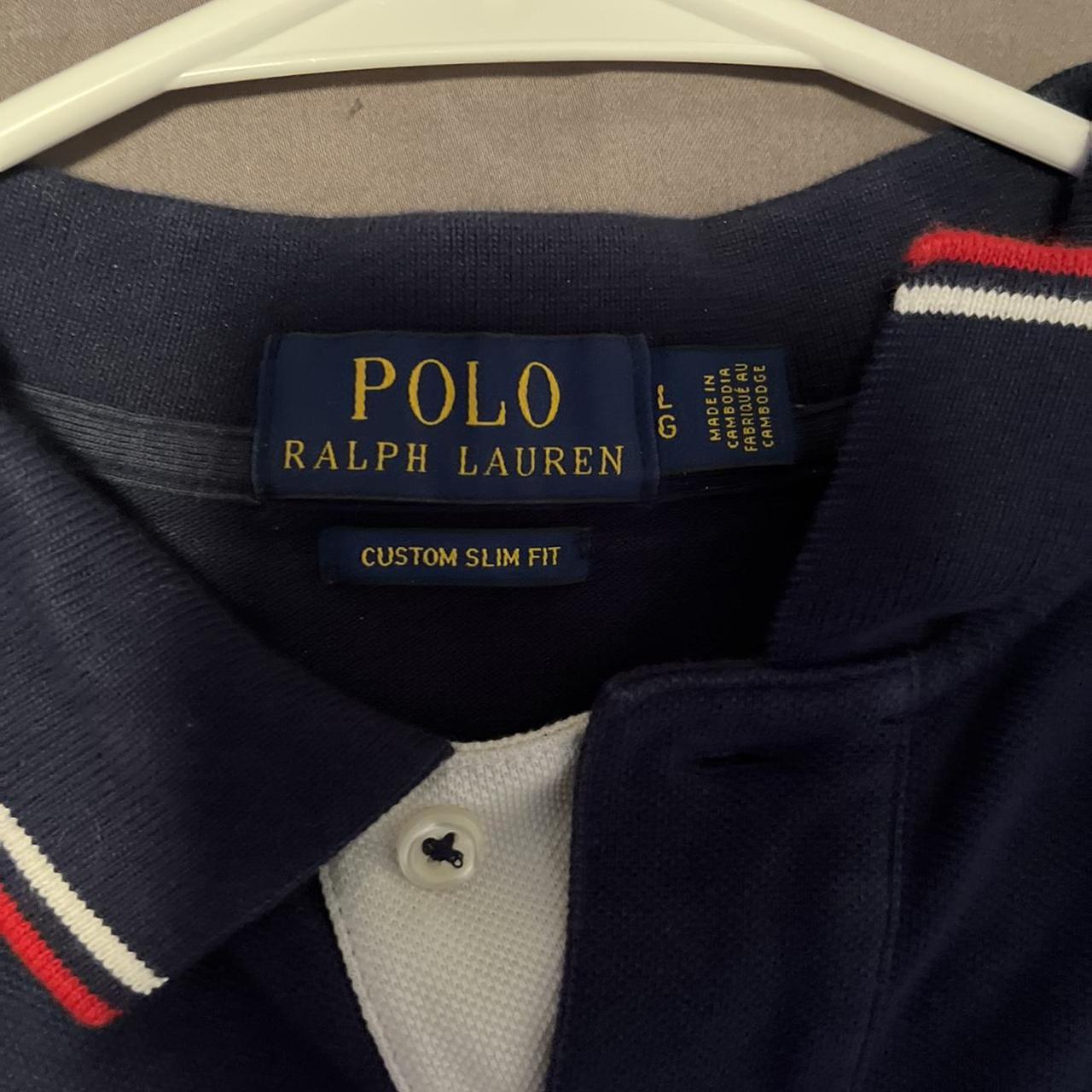 Polo Ralph Lauren Men's Blue and Red Polo-shirts | Depop