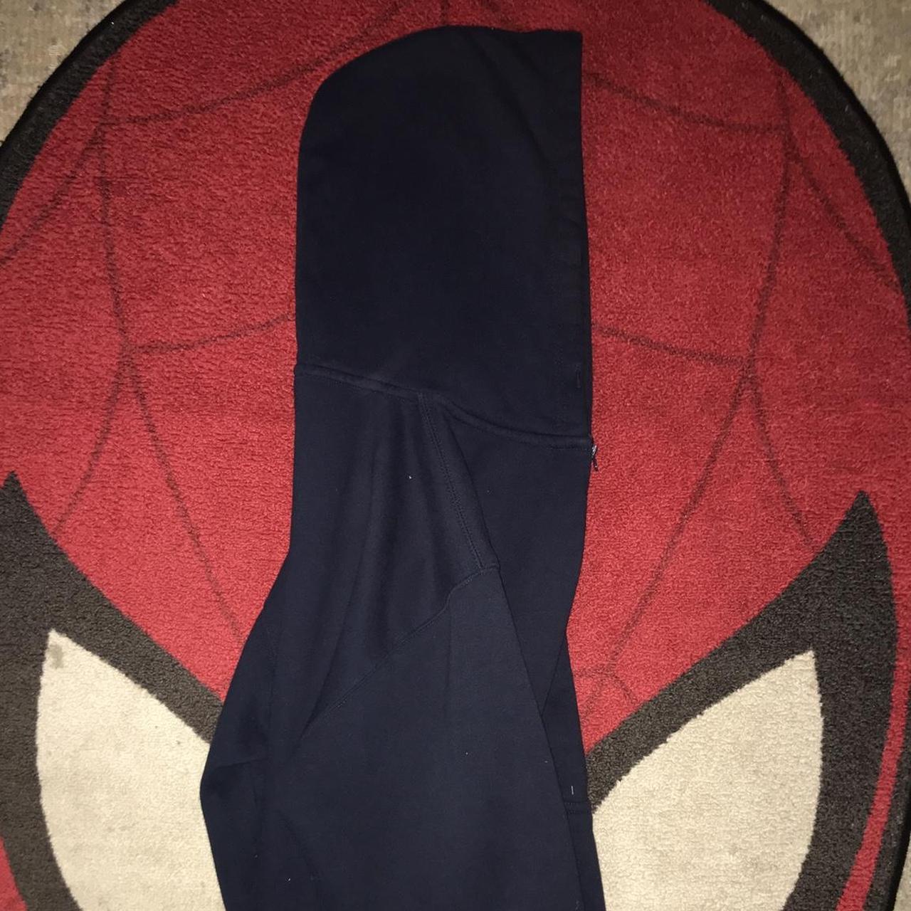 Navy Blue Pro club heavy weight zip up hoodie size... Depop