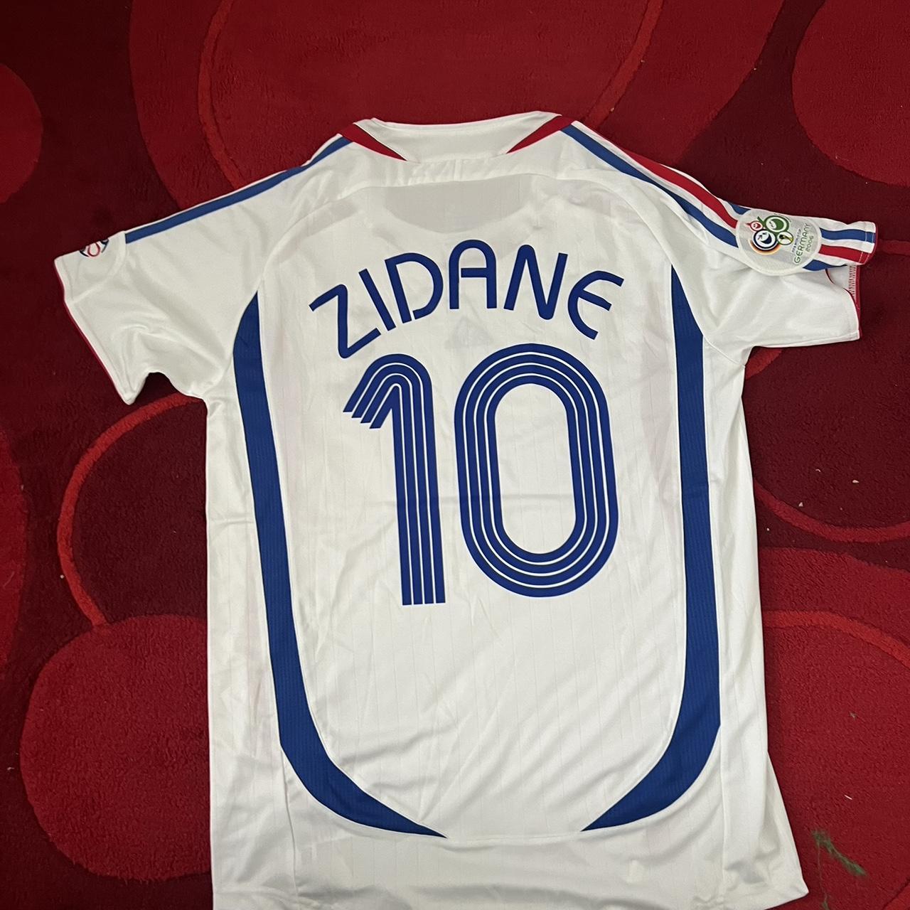 Zidane WC France Kit Hard Kit Worn By Zidane during... - Depop