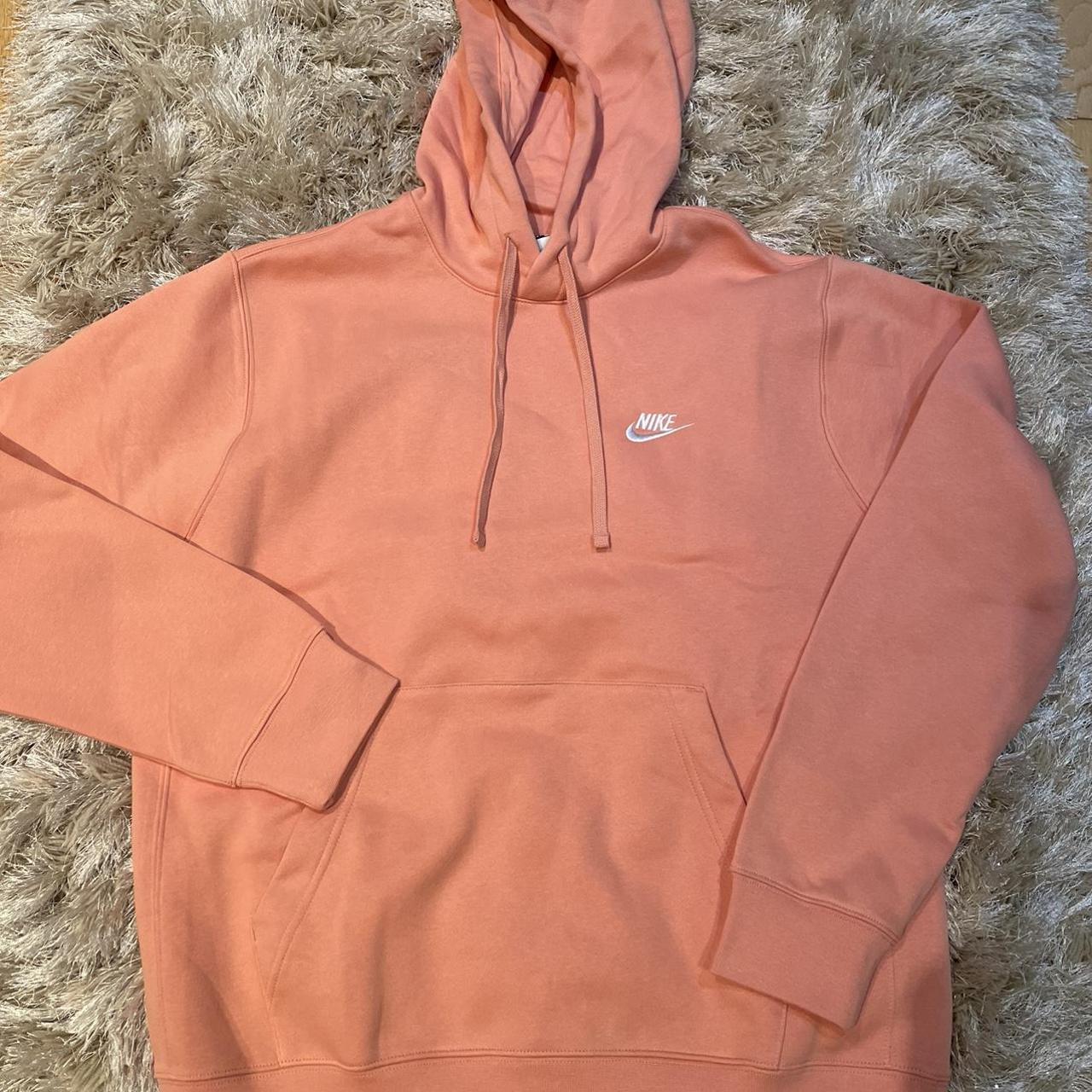 Nike Sportswear Club Fleece Pullover Hoodie Pink... Depop