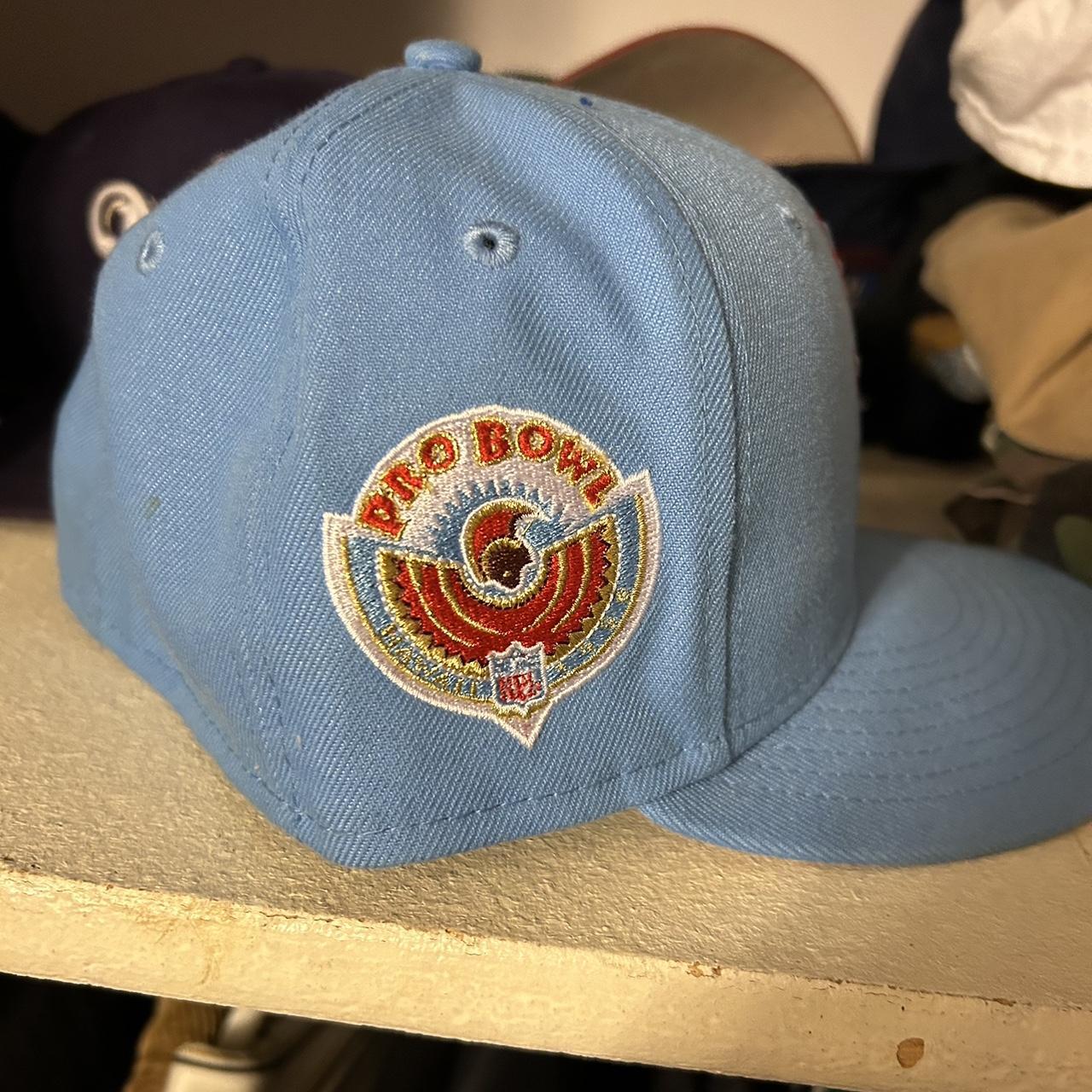 HOUSTON OILERS FITTED SZ. 7 1/8 - Depop