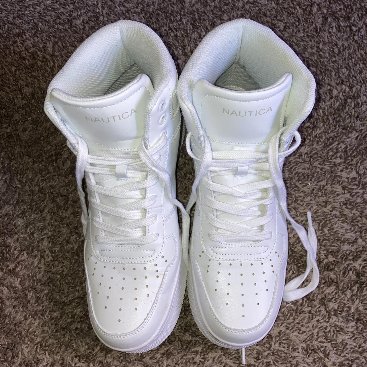 Nautica Men's White Trainers | Depop