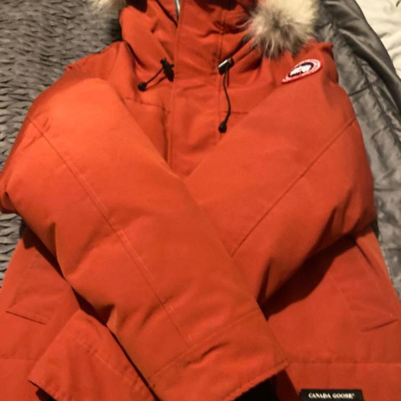 men-s-medium-canada-goose-jacket-burnt-orange-depop