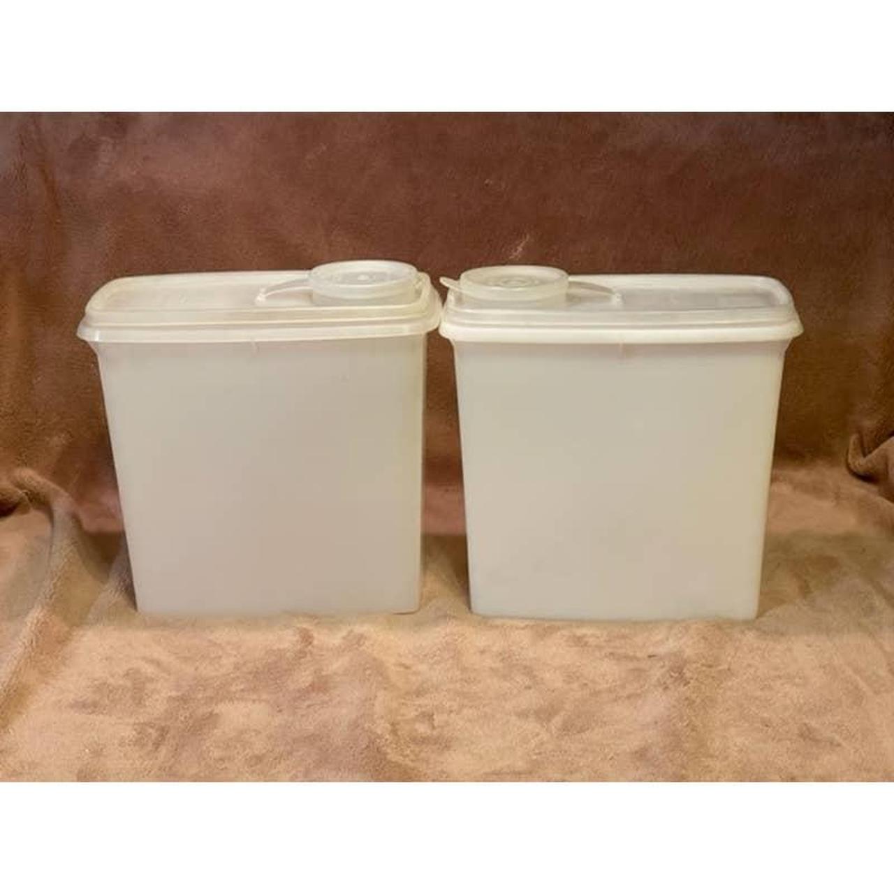 Vintage Tupperware Cereal Container, Store-N-Pour Cereal Keeper