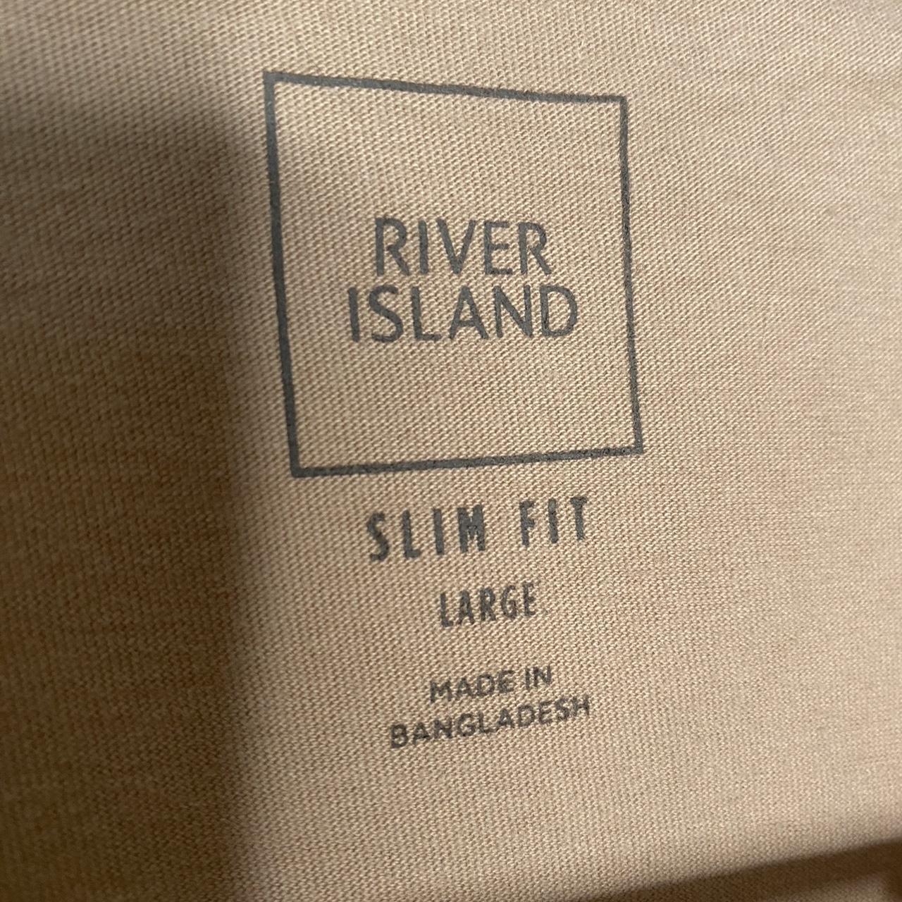 River Island Men's Tan T-shirt (3)