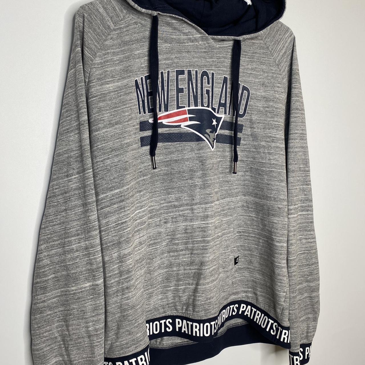 Dark Grey NFL New England Patriots Hoodie ✓In - Depop