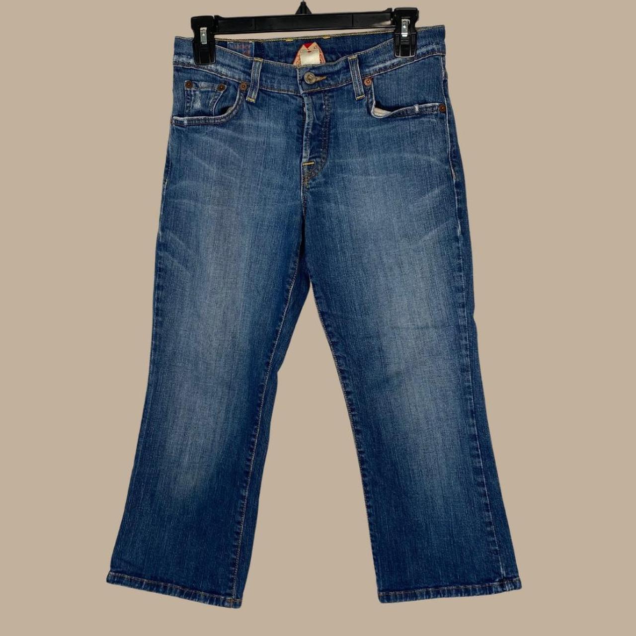 lucky brand easy rider crop jeans pants. -y2k - Depop