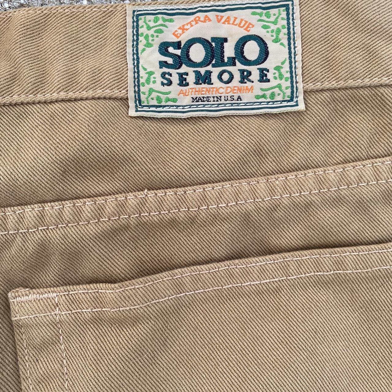 solo semore jnco style wide leg jeans in basically... - Depop