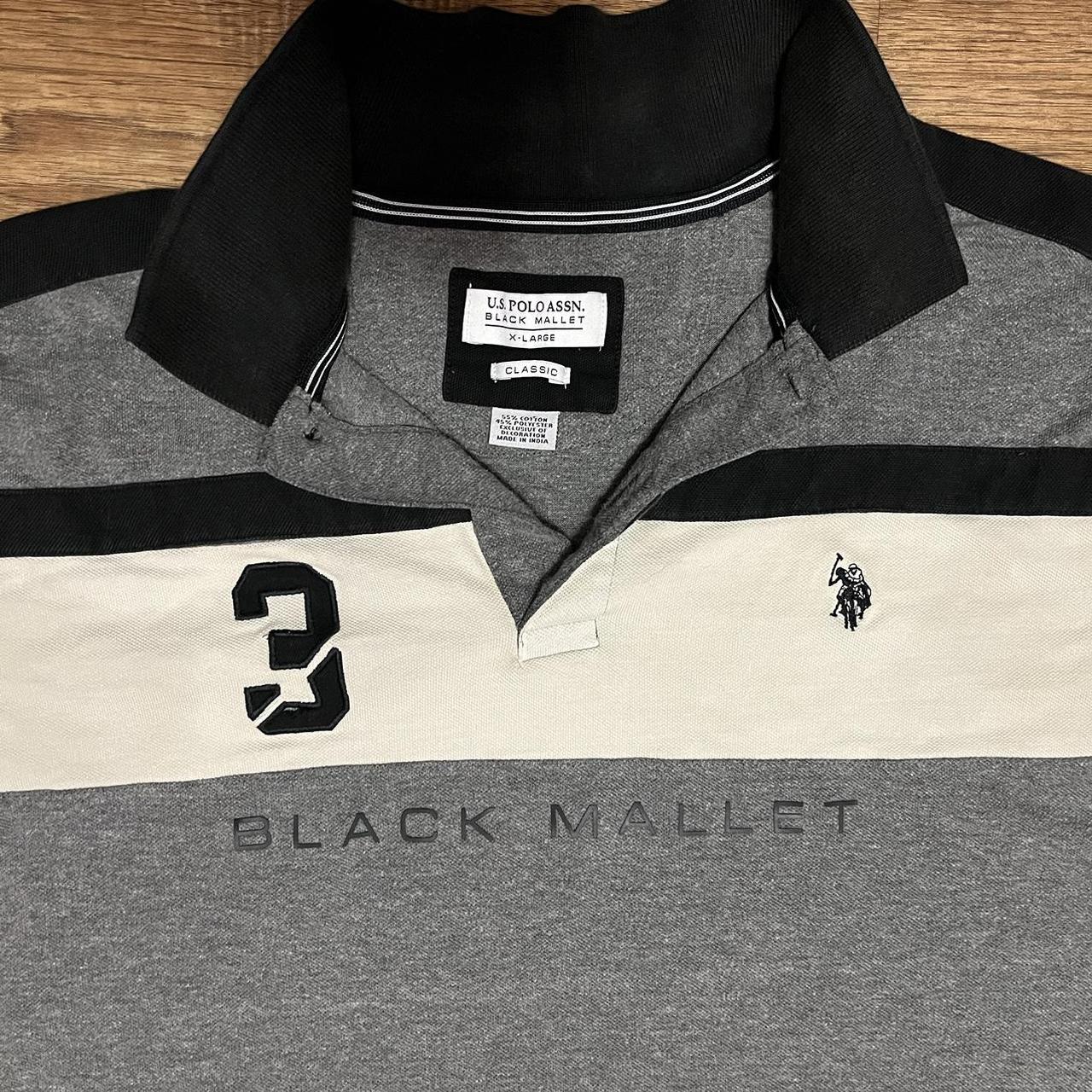 Black shop mallet polo