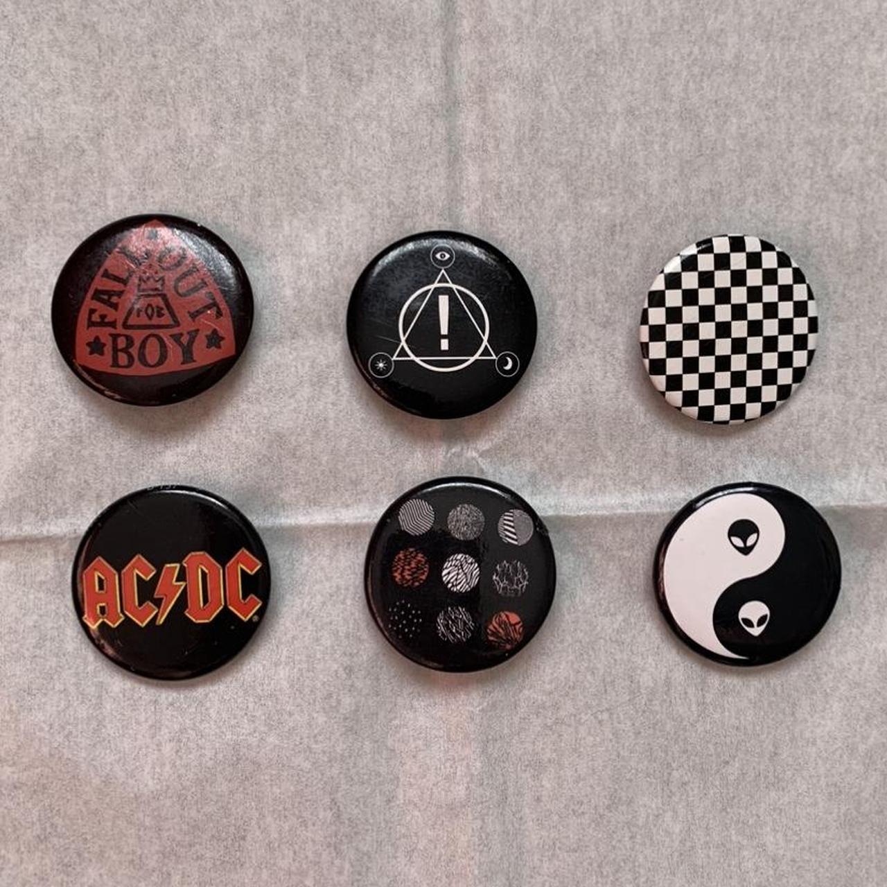 Band Pin Bundle , •Fall Out Boy, •AC/DC, •Twenty One