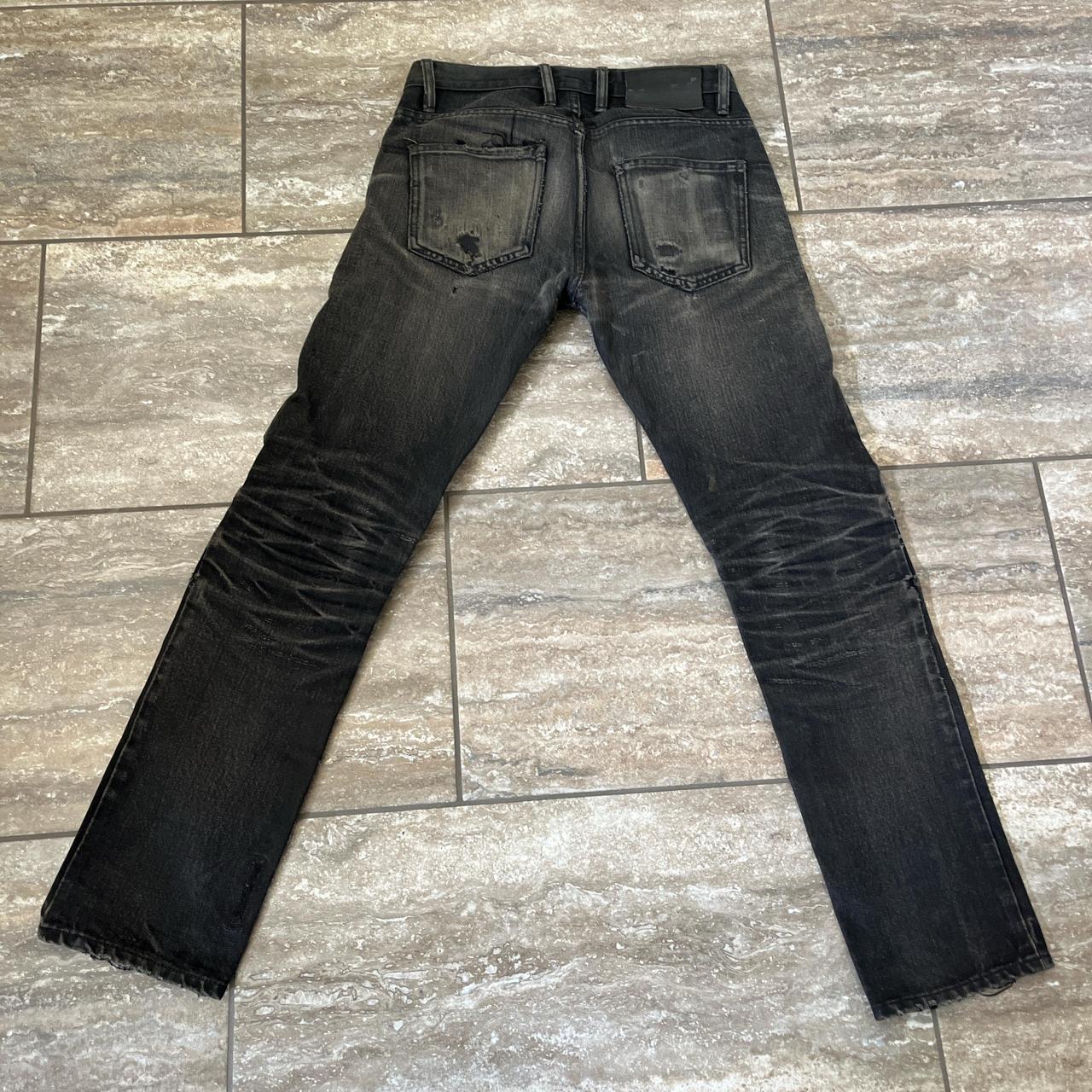 3sixteen Black Denim Fades 3sixteen Perfectly Thrashed/ Distressed