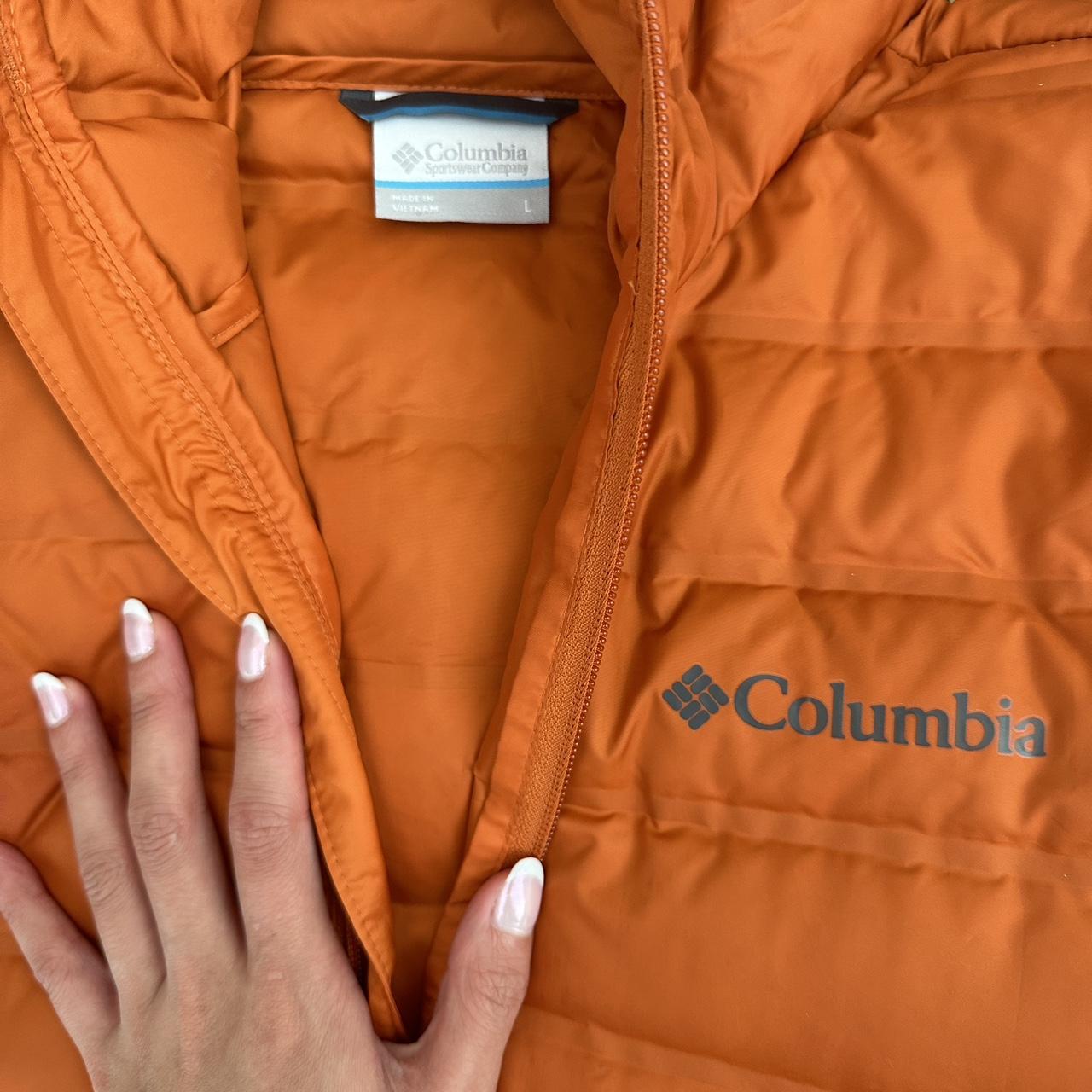 Columbia Sportswear Men's Orange Jacket | Depop