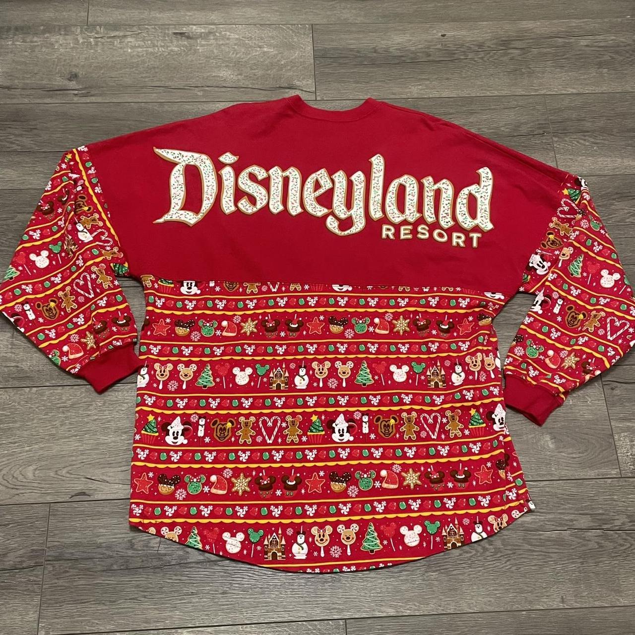 Disney Women's Sweater Red/Multi M – Disneyland Resort Ugly