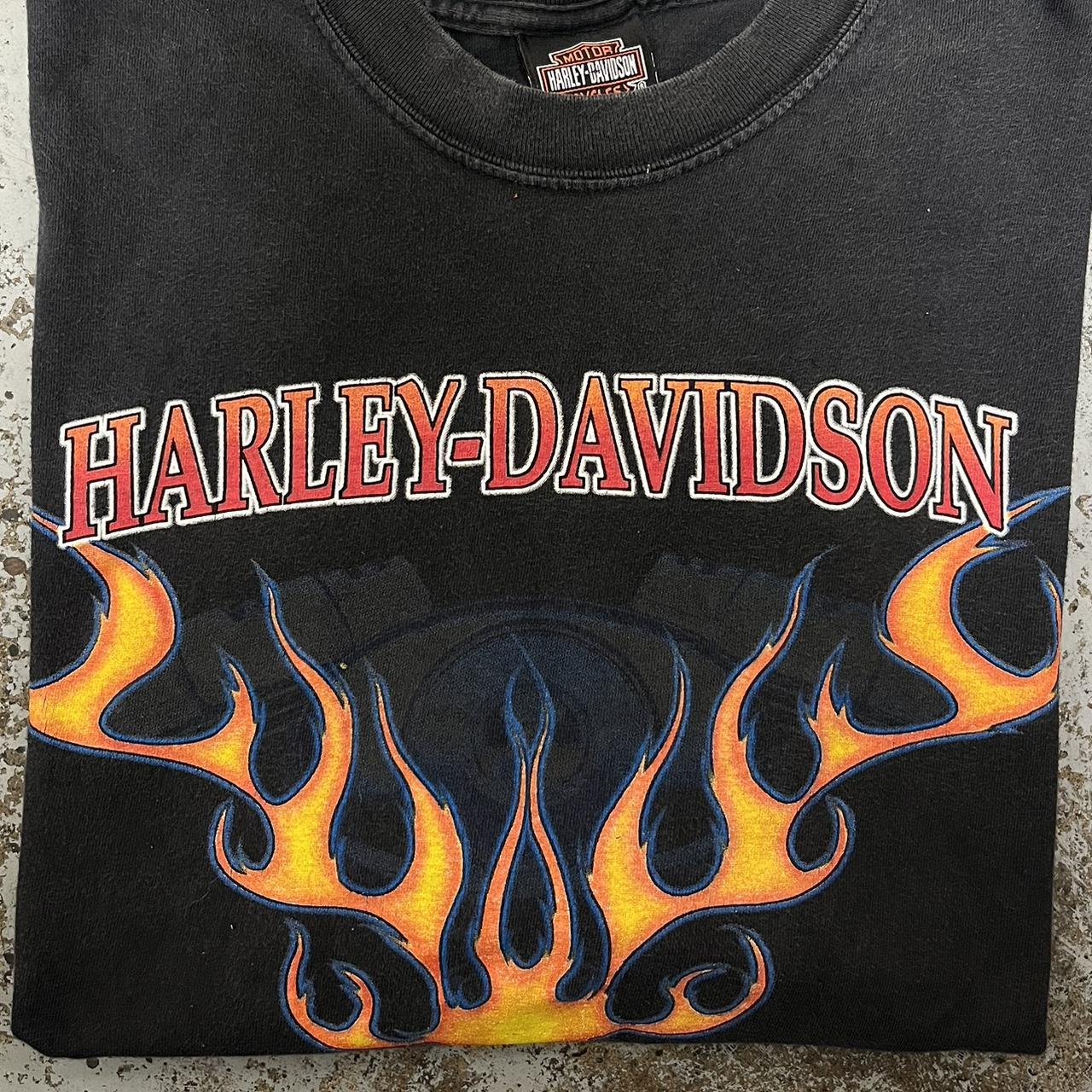 Harley Davidson London, England Cool front flame... - Depop