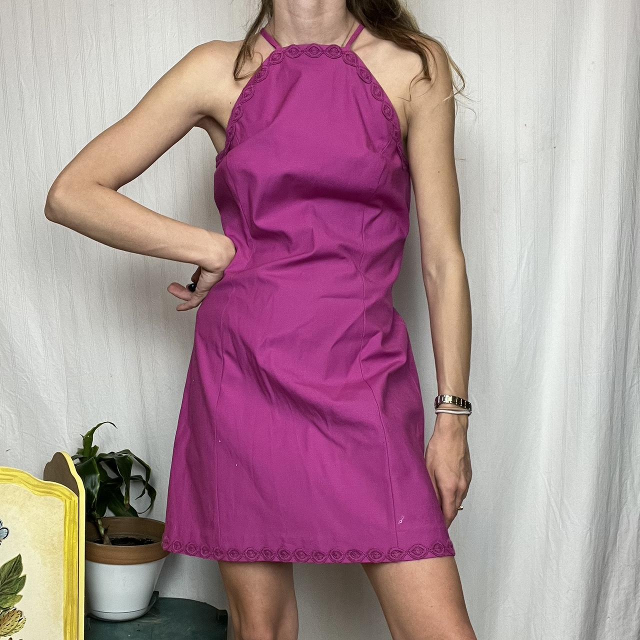 Crown ivy magenta semi formal dress Tag 6 98