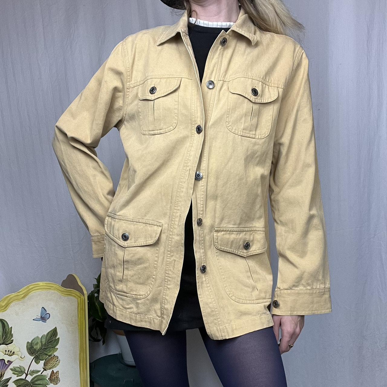 American Vintage Women's Tan Shirt Depop