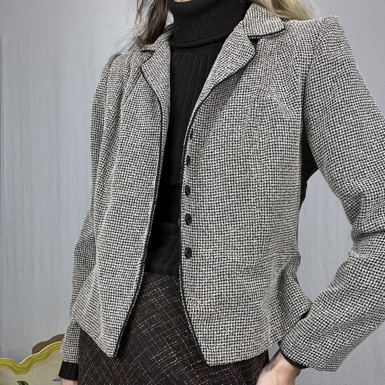 MEDI HOUNDSTOOTH JACQUARD JACKET | skisharp.com