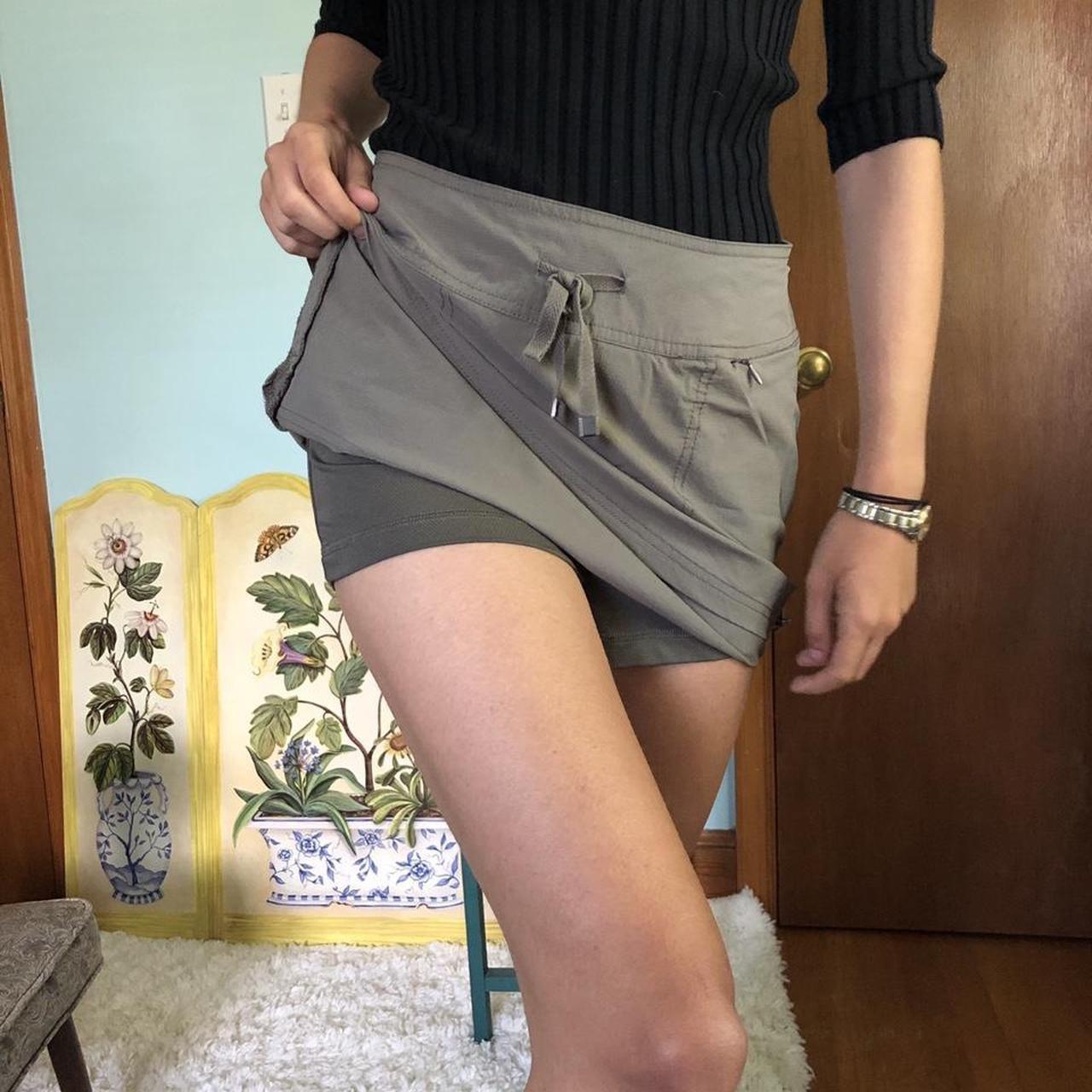 Tan athletic skirt sale