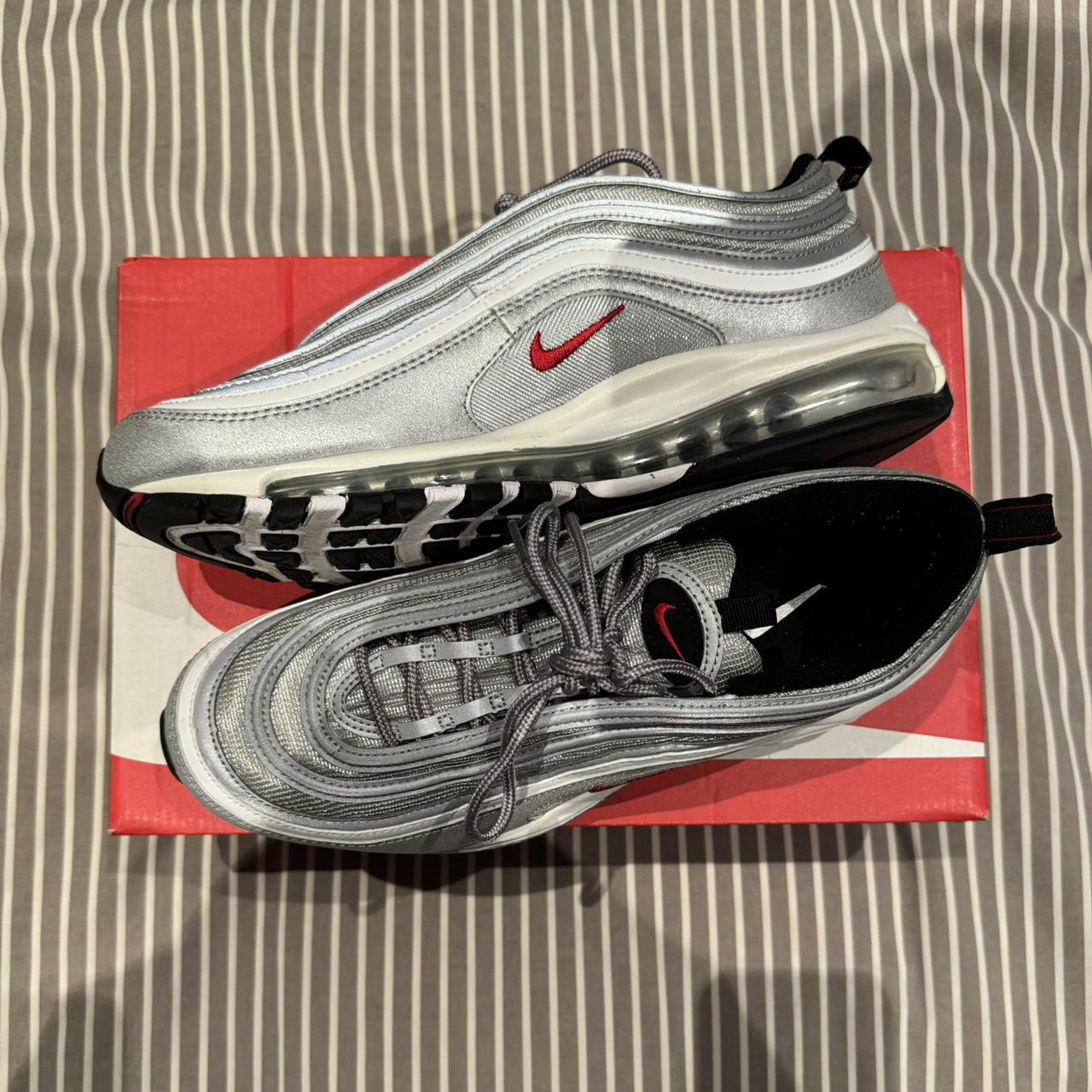 Nike Air Max 97 OG QS Silver Bullet Size:... - Depop