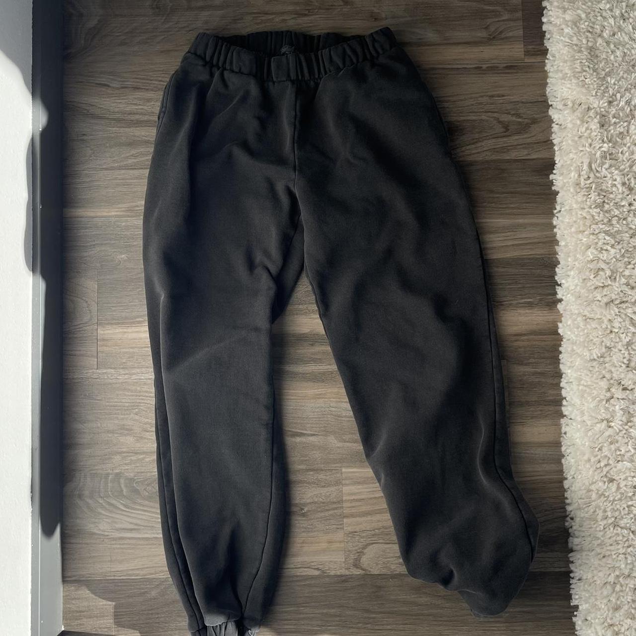 BLACK PAIR OF ROSA BRANDY SWEATPANTS Grey pair was... - Depop