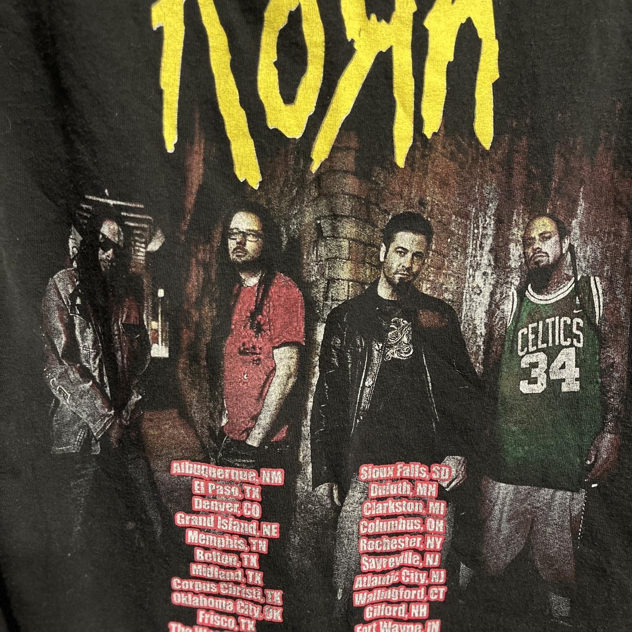 Korn Tour TShirt No cracking on graphic, No rips... Depop