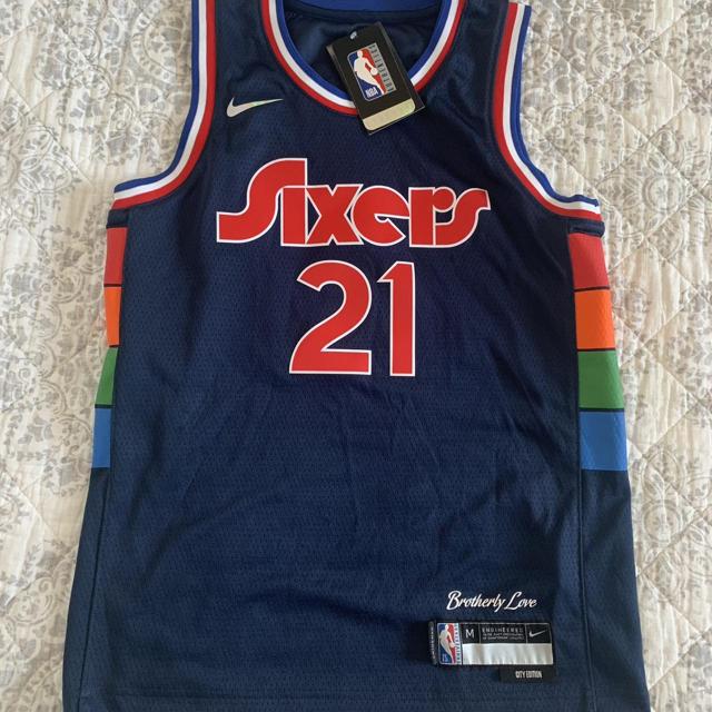 Philadelphia 76ers Joel Embiid basketball jersey. - Depop