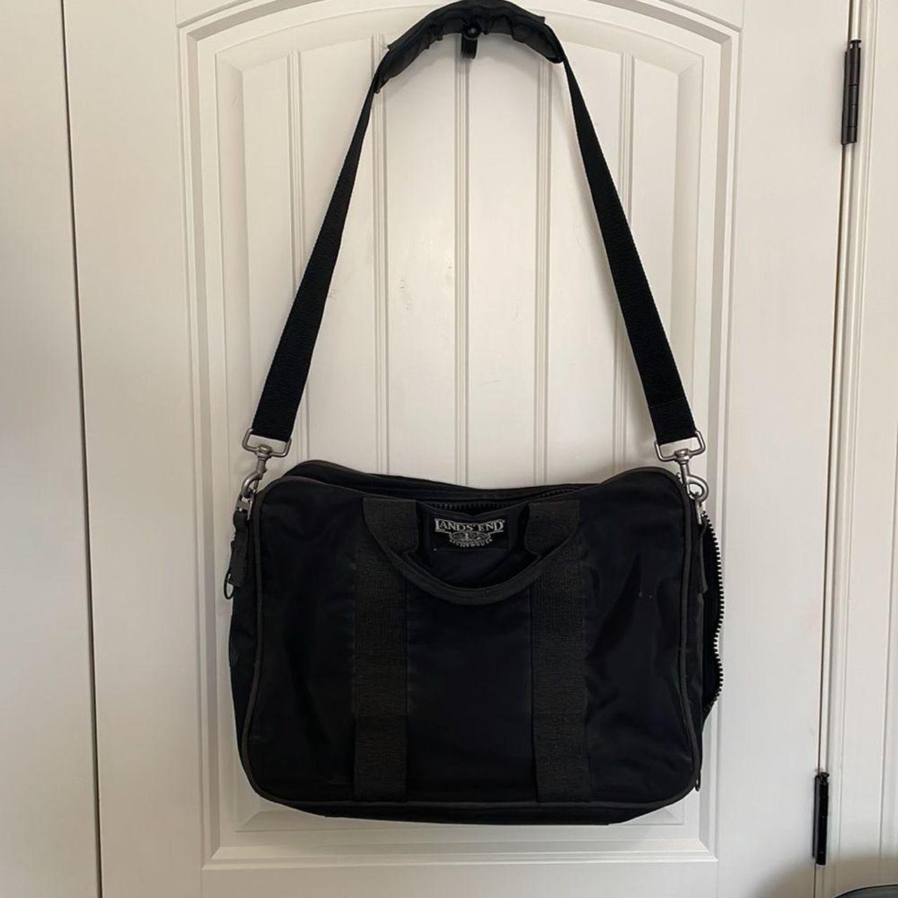 Lands' End Men's Black Bag Depop