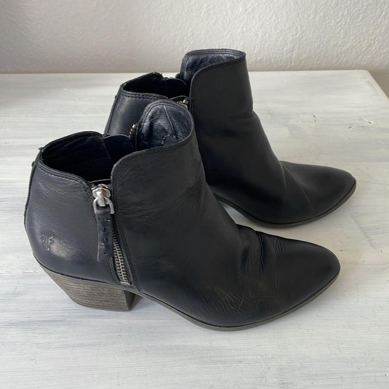 Frye judith zip hot sale bootie black