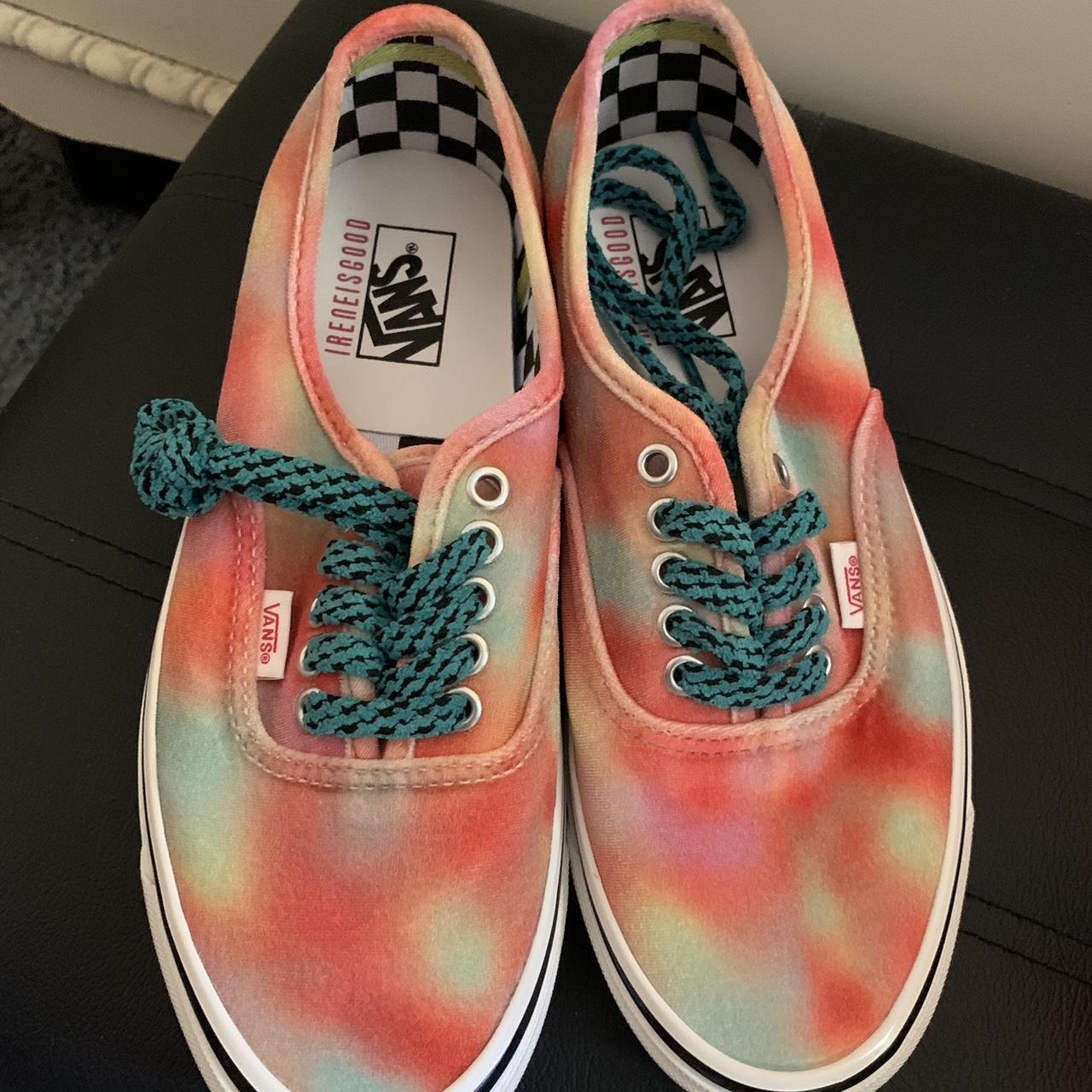 Vans velvet hot sale tie dye