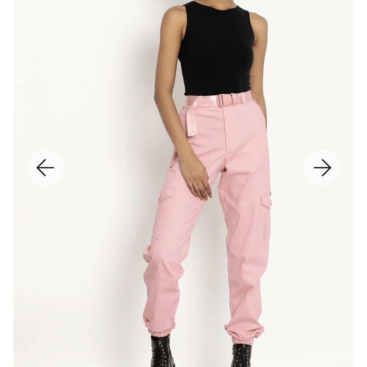 Amazon.com: Ladies Trousers Casual Straight Pants Temperament Elegant  Pocket Belt Pants Womens plus Size Casual Pants (Pink, S) : Clothing, Shoes  & Jewelry