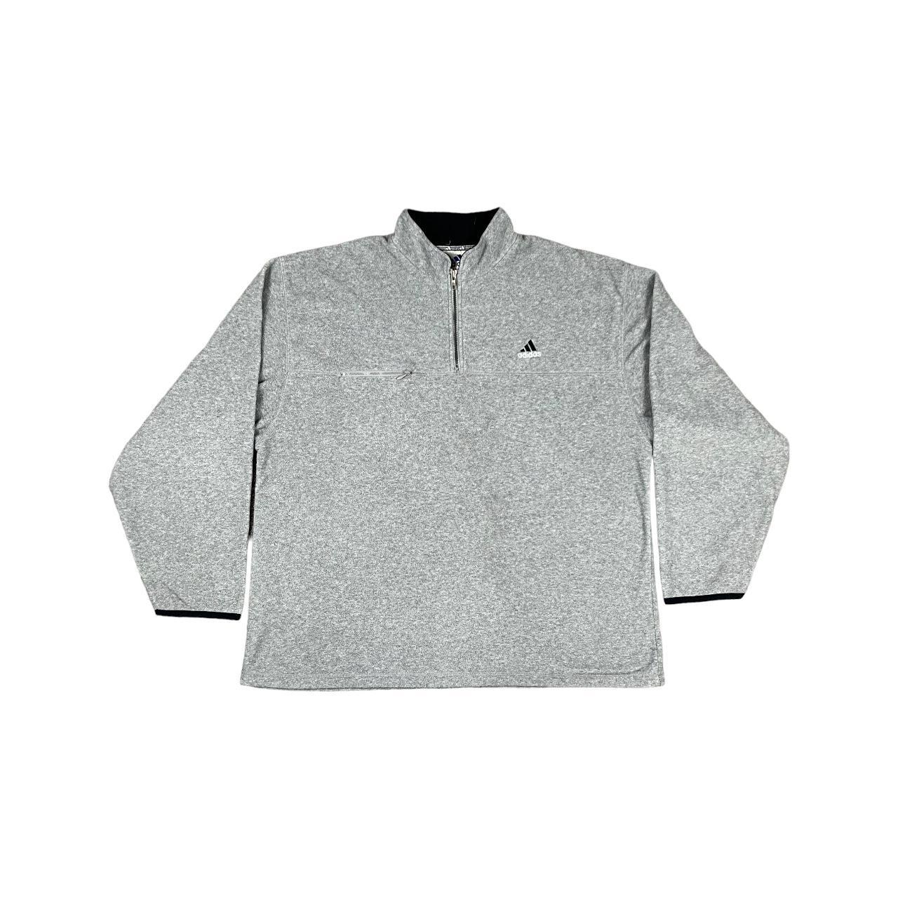 Vintage 90s Adidas Fleece Sweatshirt Price: $46.95... - Depop