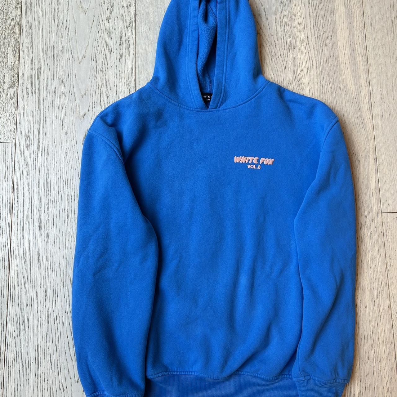 White fox Offstage hoodie azure Bought for... - Depop