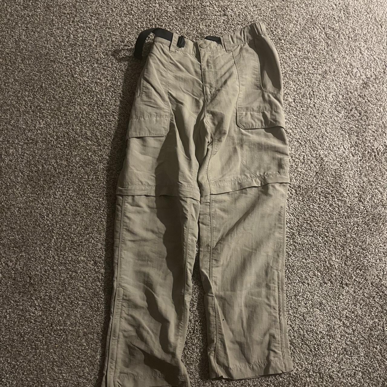 The North Face Hiking Pants With Unzipable Pant Legs... - Depop