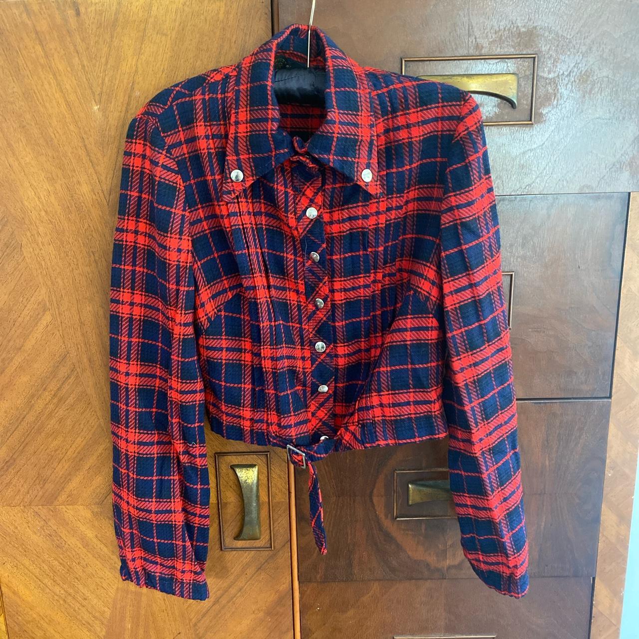 1960s Lee Bender at Bus Stop plaid button down 🪐 In... - Depop