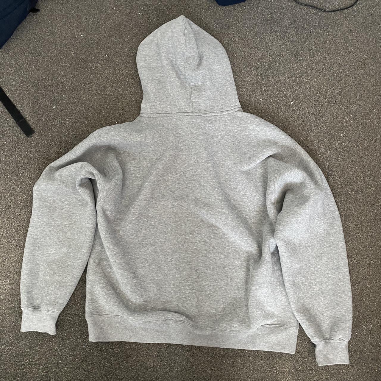Stüssy x Nike hoodie grey hoodie size Medium high... - Depop