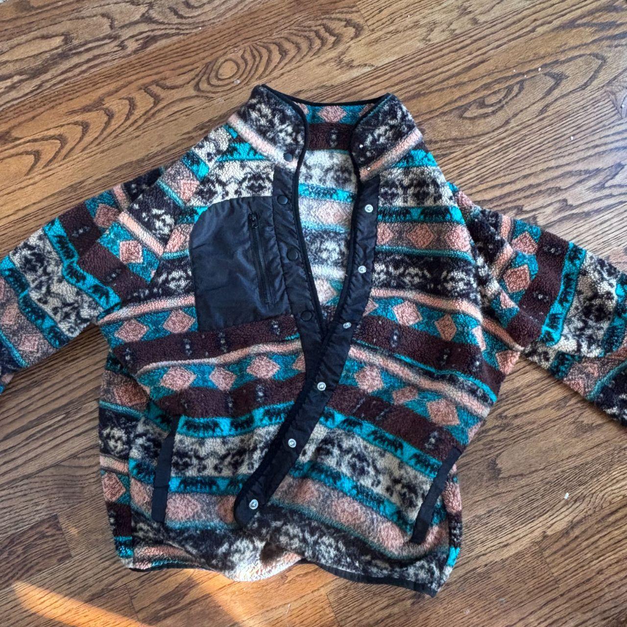 Source Unknown Women's Jacket - Multi/Brown - L –… - image 2